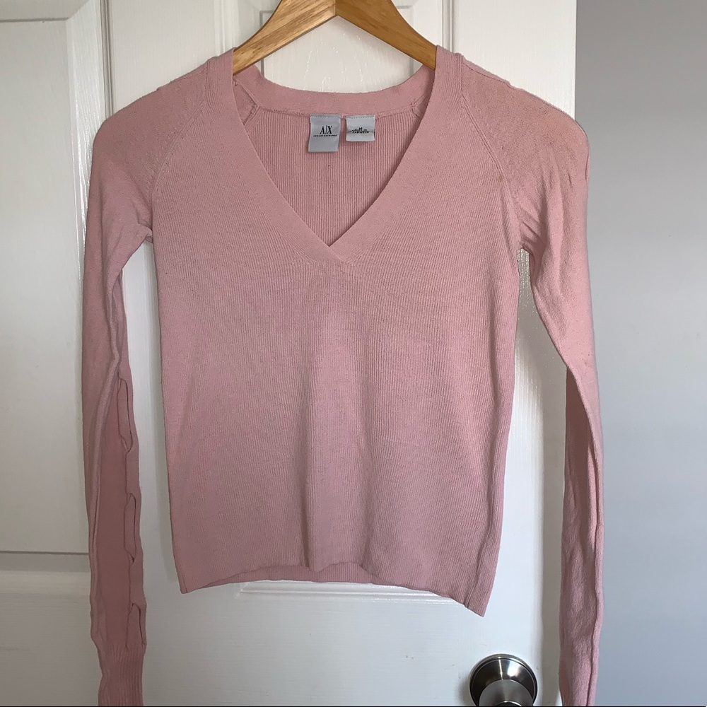 Pink Armani Exchange top